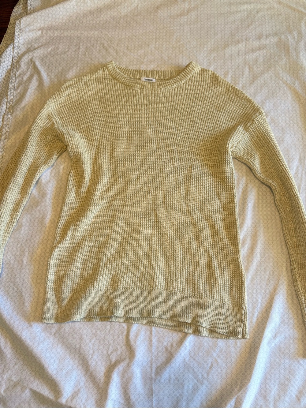 Cotton On Women's Crewneck Sweater in Beige